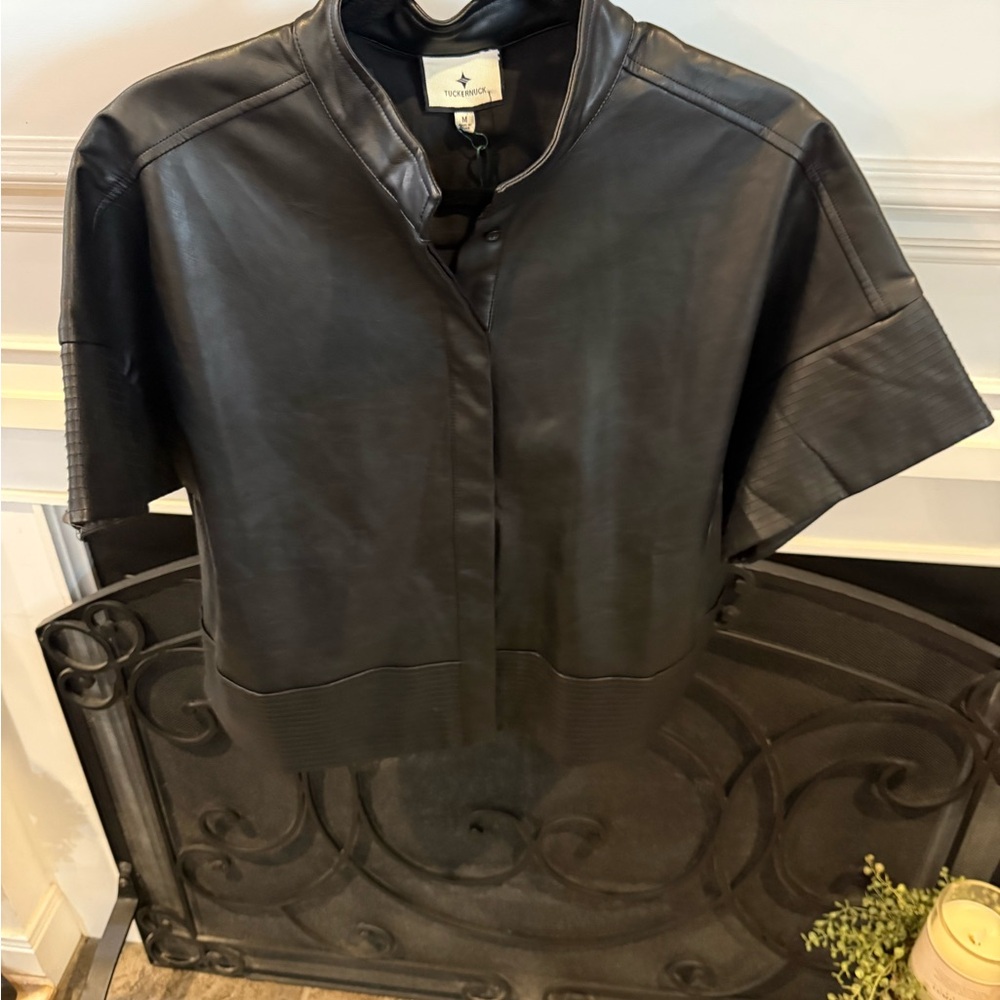 Tuckernuck Black button up shirt/jacket